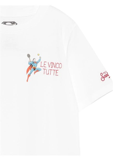 T-shirt con stampa SAINT BARTH | POT0002 PORTOFINO JR00841L SUPERMAN VINCO 01N EMB